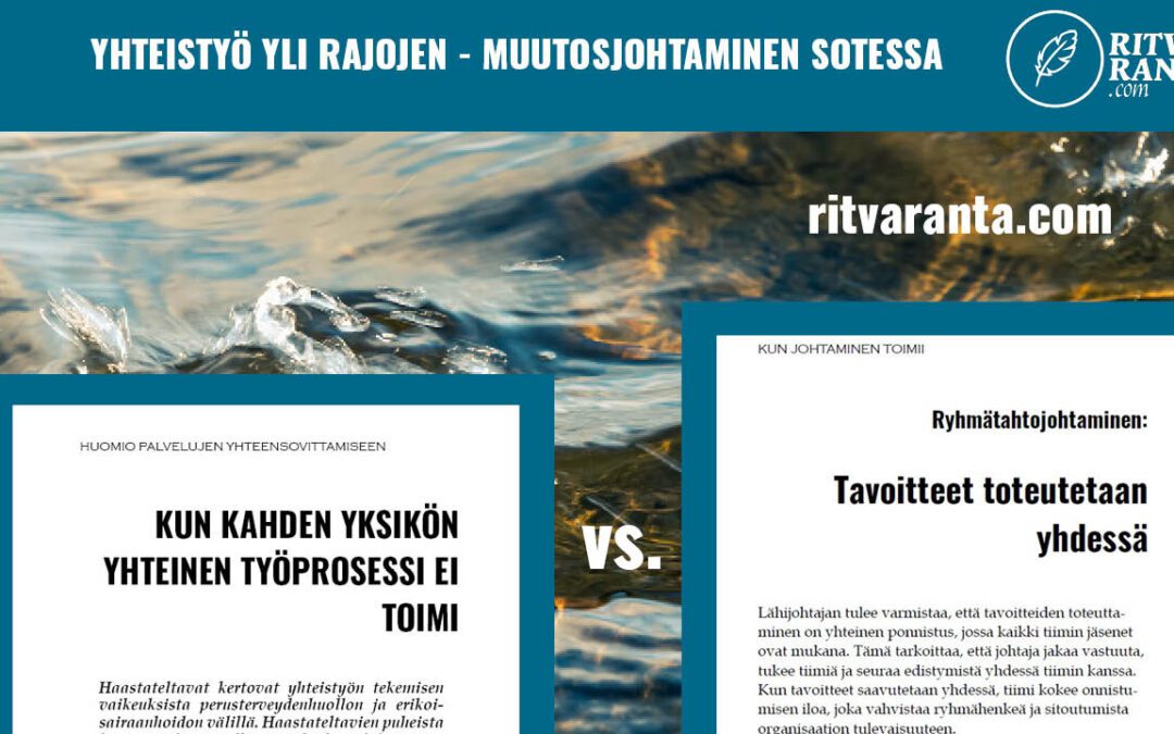 Kun kahden yksikön työprosessi ei toimi