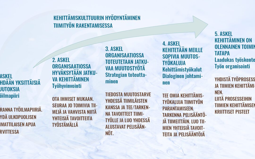 Työilmapiiri kehittämisaskeleet