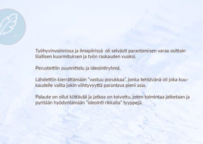 Tiimityö sotessa työilmapiiri ja työhyvinvointi